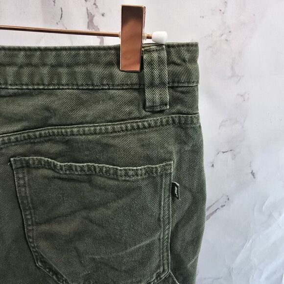 Aritzia TNA Pants Womens 4 Green Carpenter High Rise Straight Baggy Greenwich - Picture 12 of 13